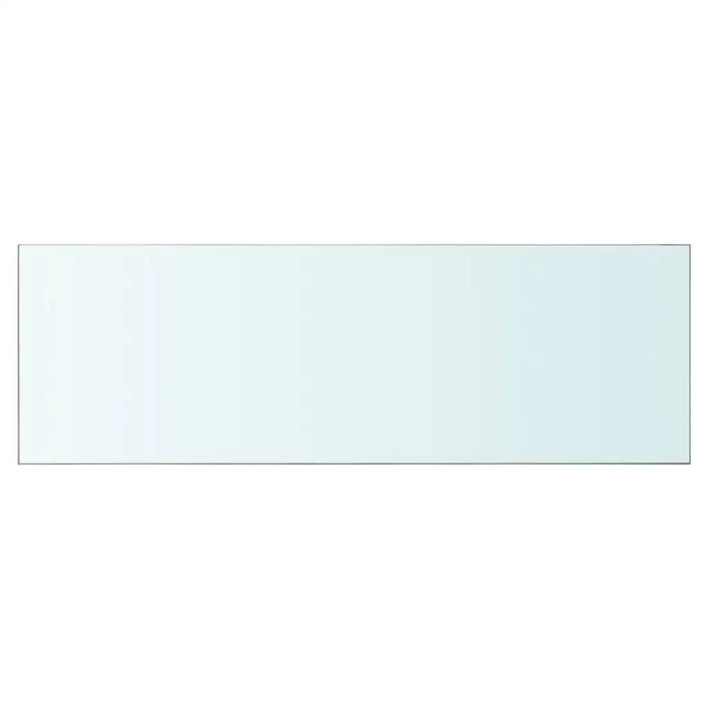 Clear Glass Shelf Panel 35.4x11.8 Inches - Modern Home Décor Display Solution