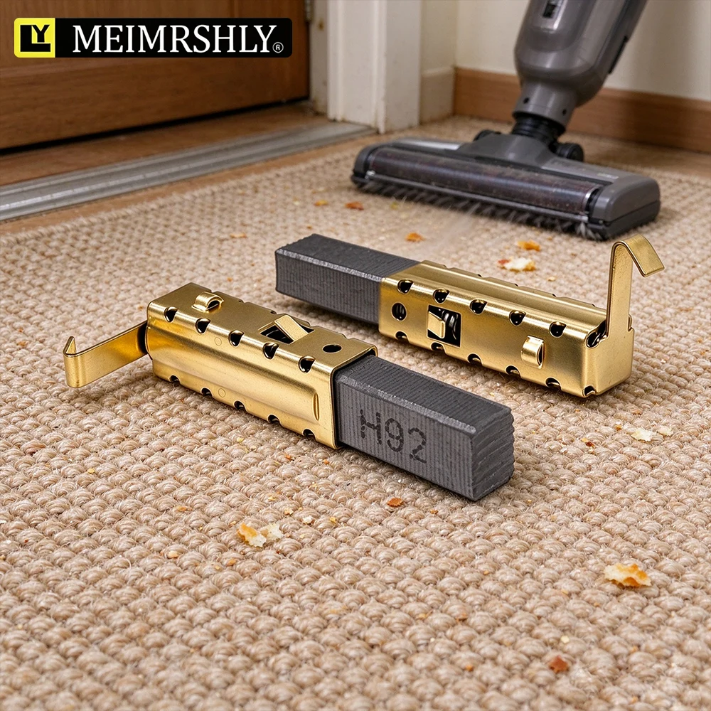MEIMRSHLY Vacuum Cleaner Carbon Brushes 6.3x11.3mm High-Power Motor Electric Dust Collector Brush Holder for Home Appliance Repa