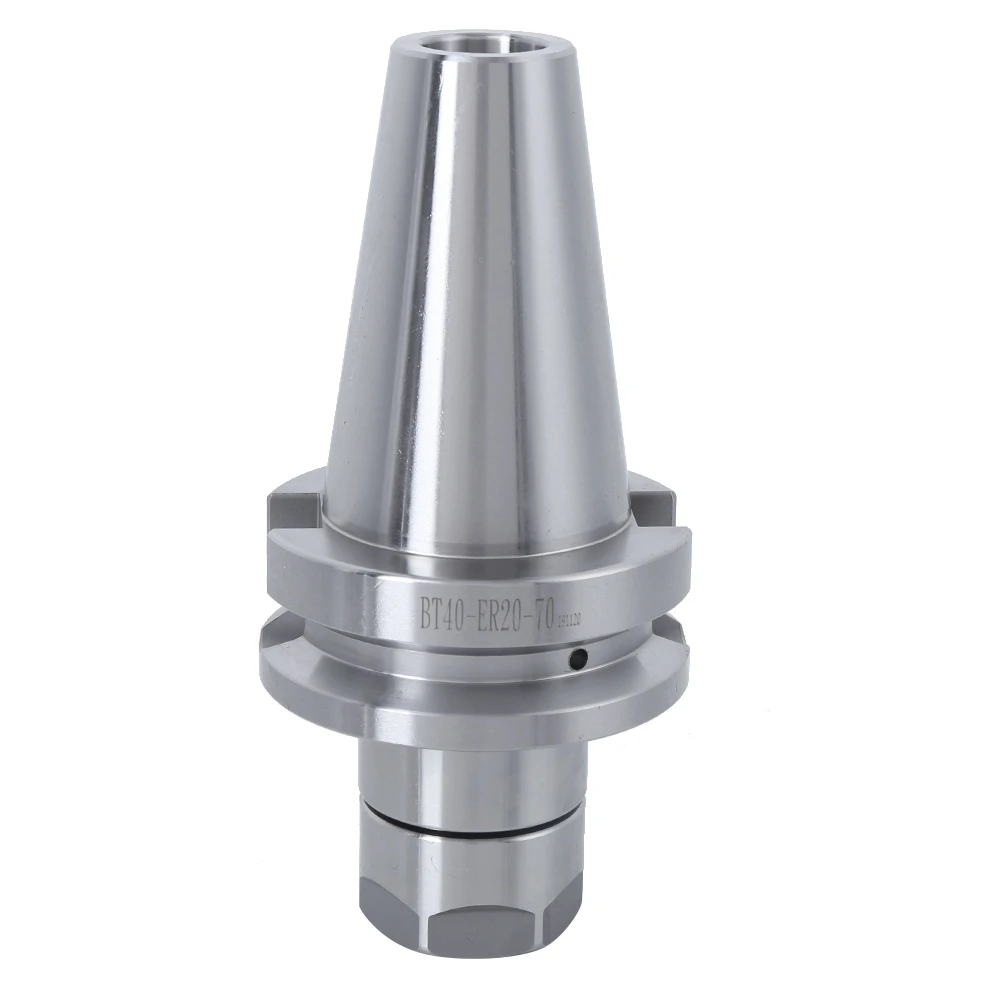 CNC Tool Holder High Accuracy Withstand Pressure for Chuck Milling Lathe BT40‑ER20‑70
