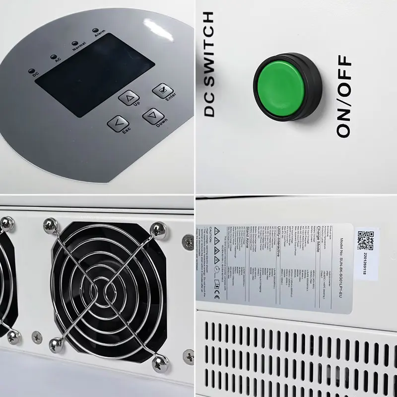 Deye Hybrid Solar InverterMPPT Sun-12k-Sg04lp3-Eu 12Kw Sun-10k-Sg04lp3-Eu 10Kw 5kw مرحلة واحدة على عاكس الشبكة