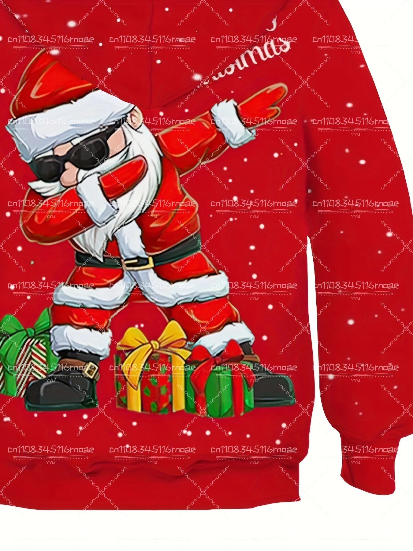 2026 جديد لطيف ثلاثية الأبعاد مطبوعة عيد الميلاد الفتيات البلوز البلوز لخريف وشتاء مناسبة لملابس رياضية في الهواء الطلق