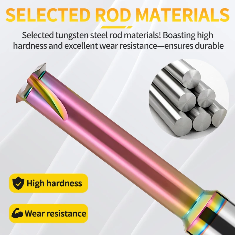 EVROPA TAP CNC 55° Machine Solid Carbide Tungsten Steel Single Tooth Thread Milling Cutter P 1.058 1.27 0.907-1.411 1.336 -1.814