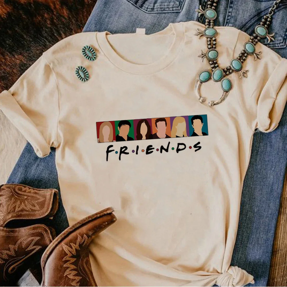 Friends tshirt women Graphic Pop Culture Gothic Classic top tees aesthetic Pastel 2000s 80s Punk