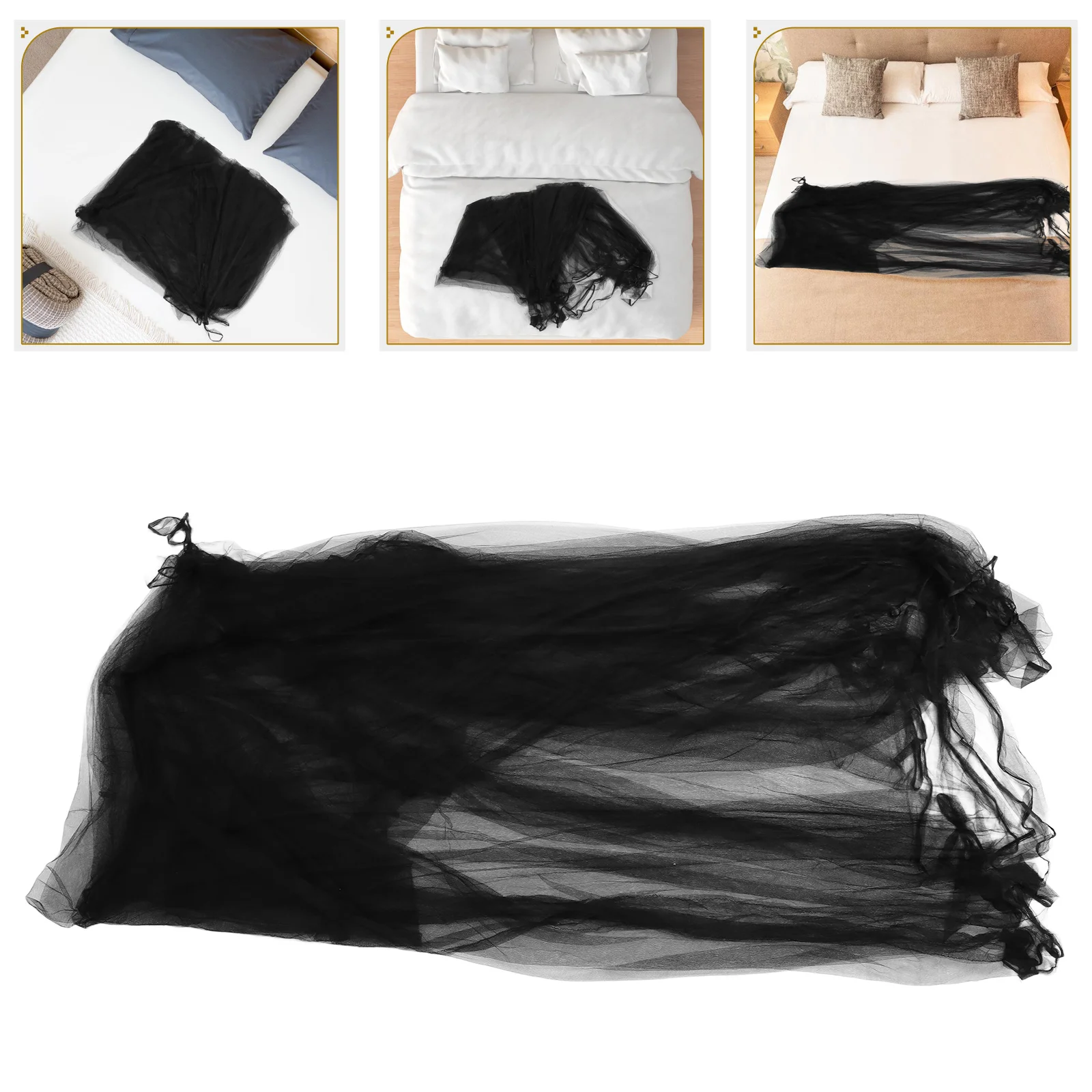 

Large Square Bed Curtain Mosquito Net Hanging Queen Size Bedroom Decor Easy Clean Home Bedroom Decor