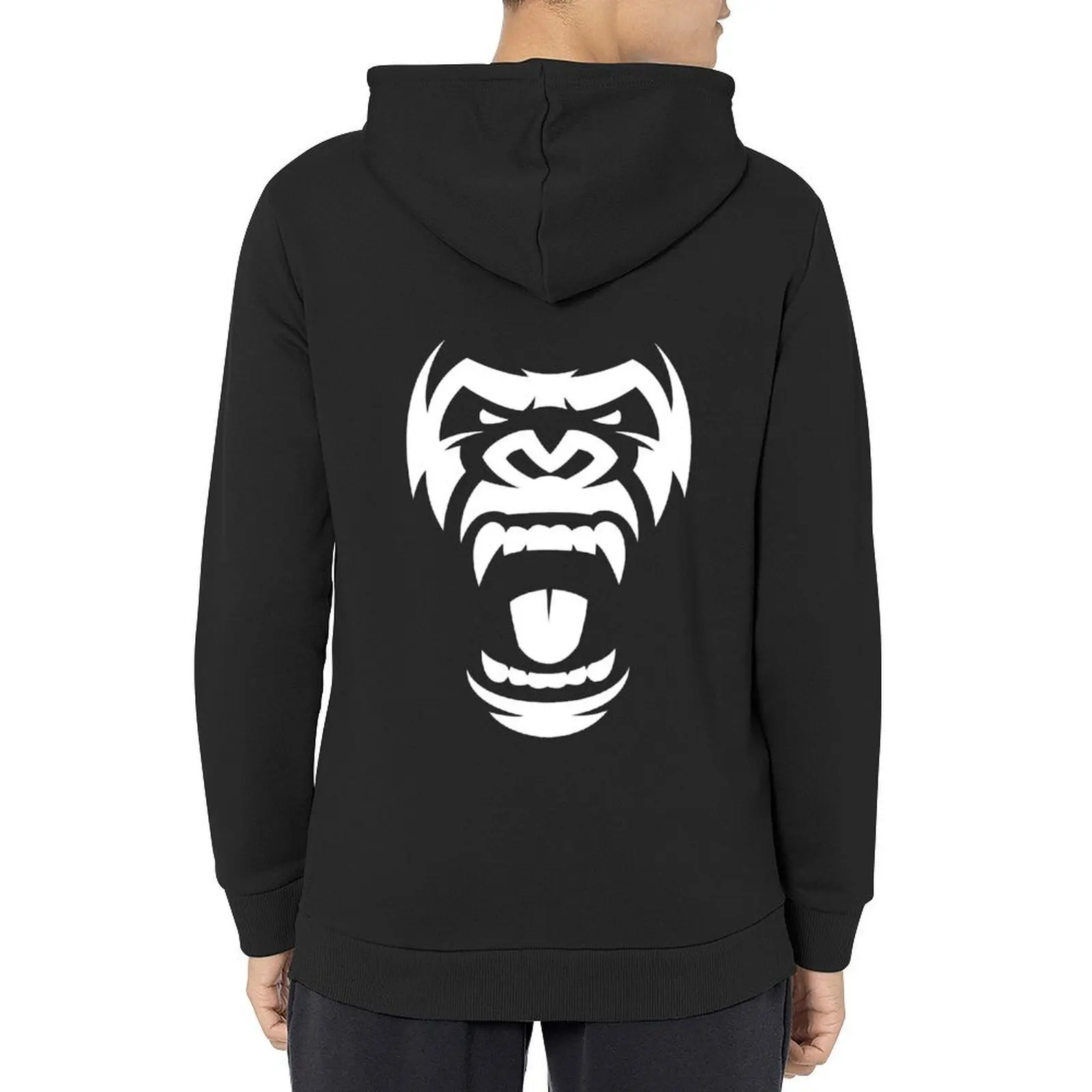 

Angry Gorilla - Furious Silverback Hoodie korean clothes men's coat autumn jacket men hoodie oversize