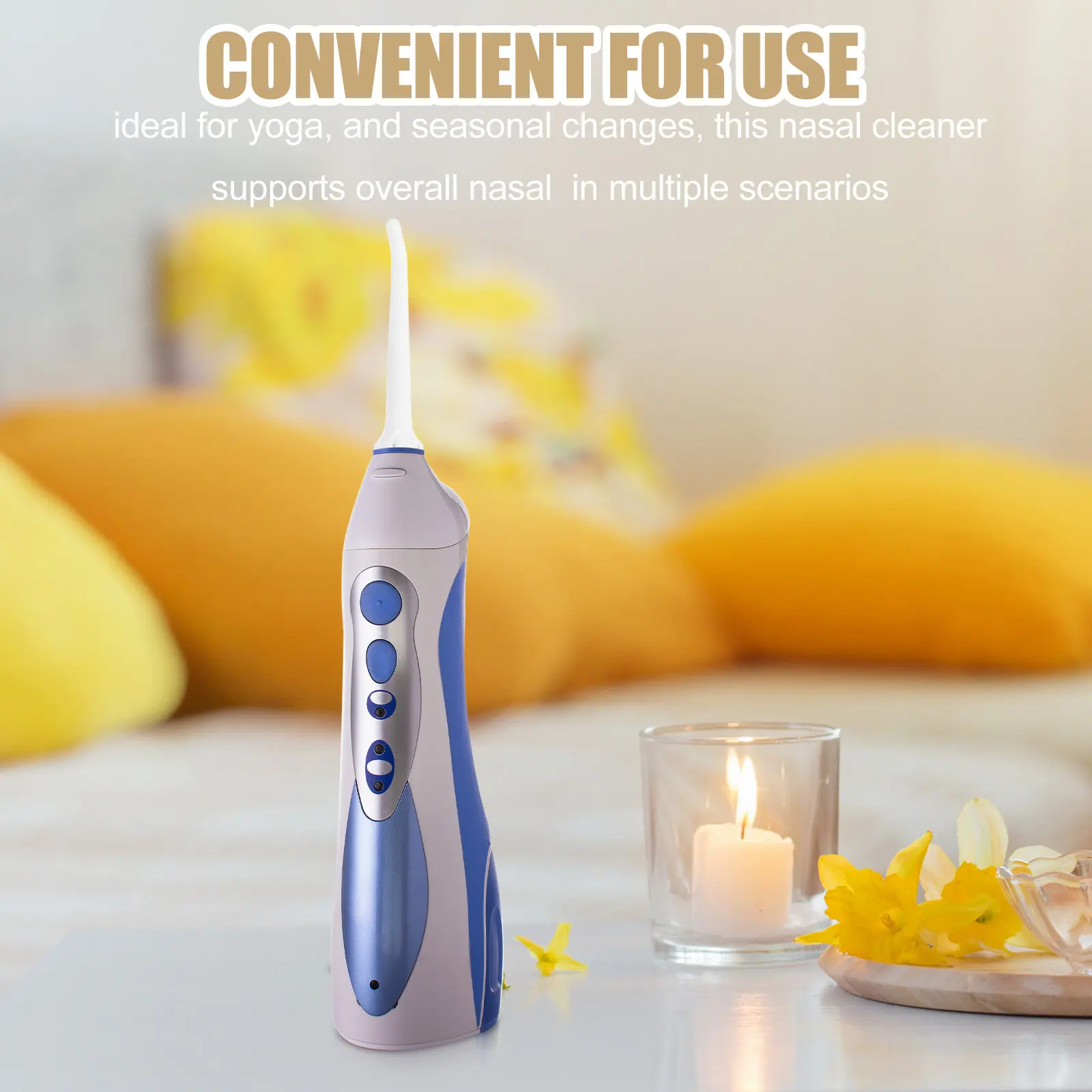 6Pcs Nasal Irrigator Tip Replacement Soft Fit Nose Washing Tip Attachment for Nasal Irrigation System Sinus Care