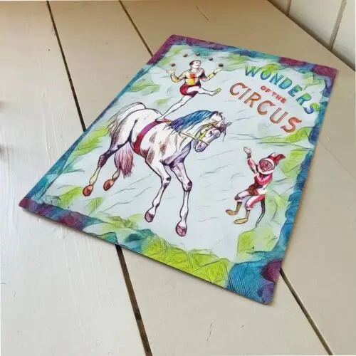 Wonders of the circus- metal humour wall sign