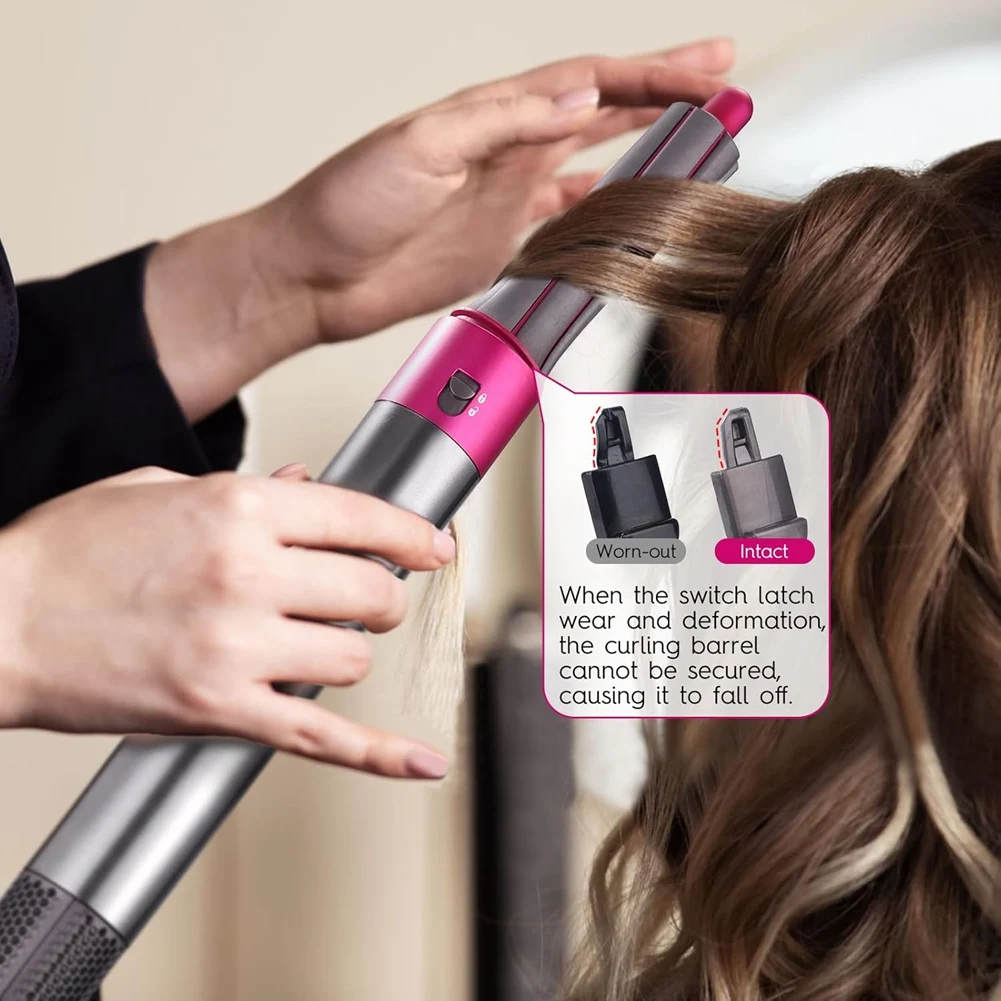 أجزاء مكواة تجعيد بديلة A99G-مزلاج التبديل لـ Dyson Airwrap HS01 Styler Bayonet قفل إصلاح المكون #3