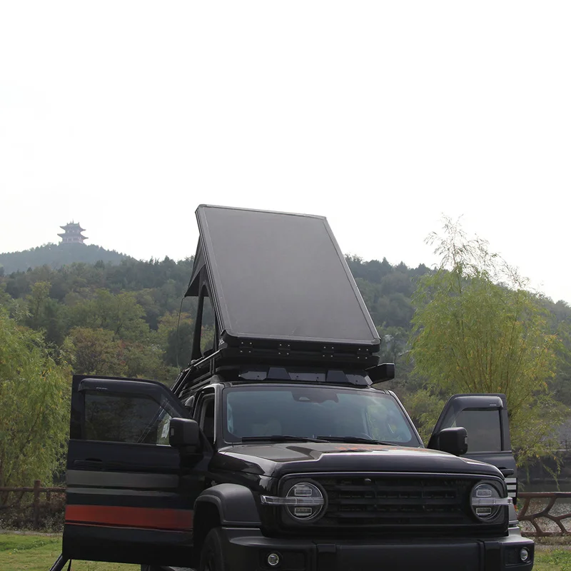 Hard Four Season Rooftop Tent Waterproof All Weather SUV 4x4 Offroad Self-Driving Camping Shelter
