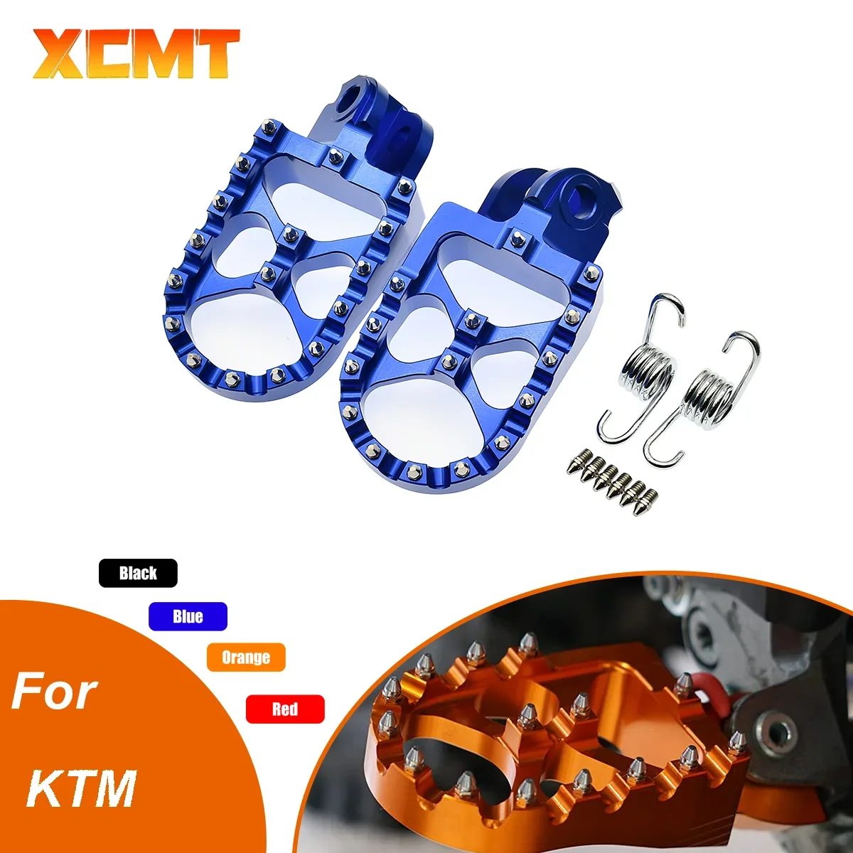 

For KTM Beta Foot Pegs Rests Pedals 250 300 350 390 400 430 450 480 498 500 520 525 4T Xtrainer GASGAS ES SM Footrests Footpeg