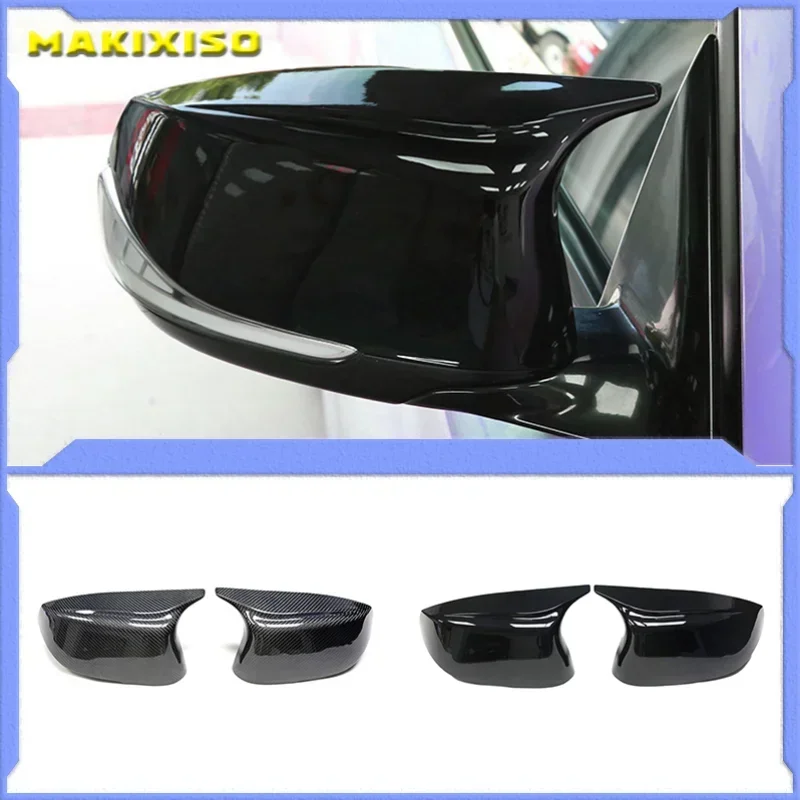 

Car Side Glossy Painted Styling Rearview Mirror Cover Caps Bright Black for Infiniti Q50 Q60 Q70 SQ50 XQ30 2014-2020