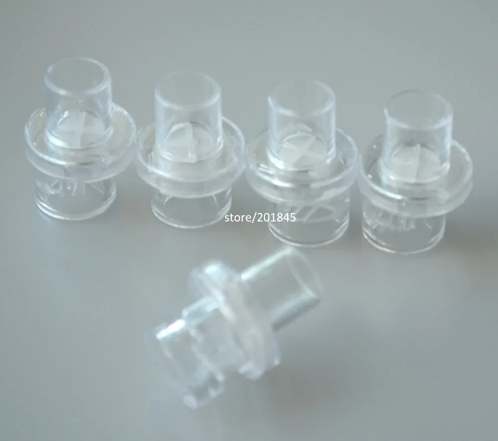 100 Pcs/Pack Moth to Mouth Breathing Mouthpiece Cpr Valve Filter Oxygen Inlet For Big Box CPR Face Mask Connection 22/17mm