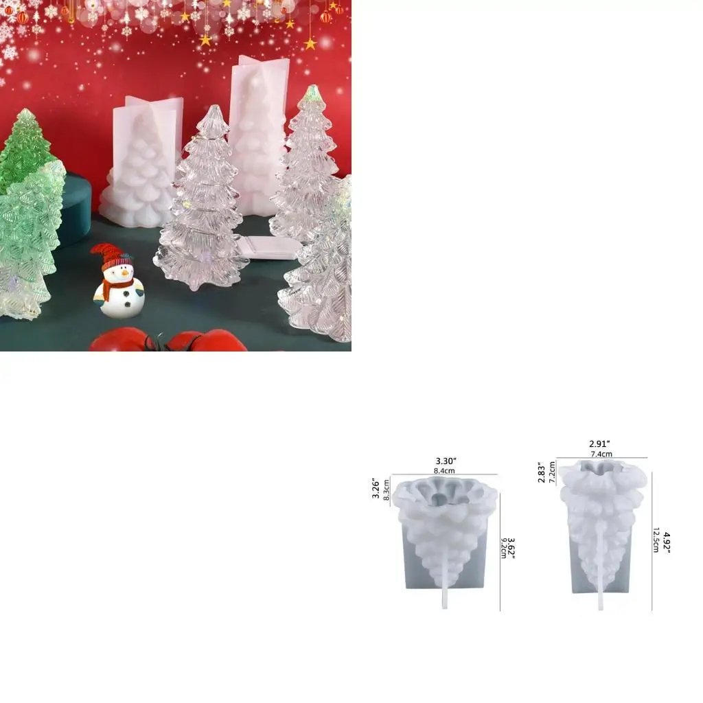 

9HJK Рождественская елка плесень смола эпоксидная плесень