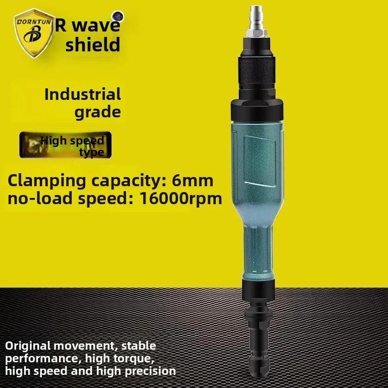 Wave Shield Extended Pneumatic Engraving and Grinding Machine 6mm Air Grinder Air Polishing Machine Grinding Wheel Machine Bd-7233