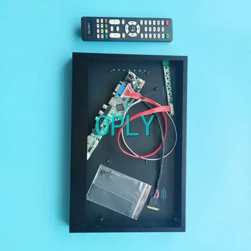

Analog TV Controller Board+Metal Case Fit LP140WH2-TLM2/TLN1/TLS1/TLTA LVDS 40-Pin 14" HDMI-Compatible Kit 1366*768 VGA USB RF