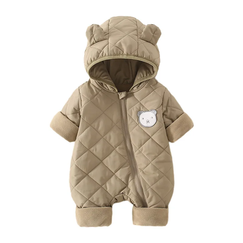 

Winter Newborn Clothes Baby Girl Clothes Thickened Baby Jumpsuit Warm Baby Romper Cotton Jacket Romper Boy Overalls Toddler Coat