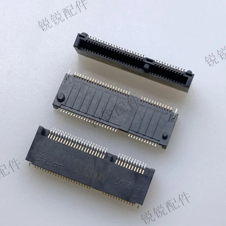 For LOTES NGFF M.2 Wireless Network Card Slot 67P E-KEY Hard Drive Interface 11+12 Pin H2.65
