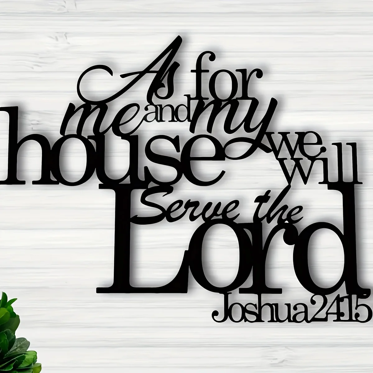 Wall Art Featuring the Biblical Verse: