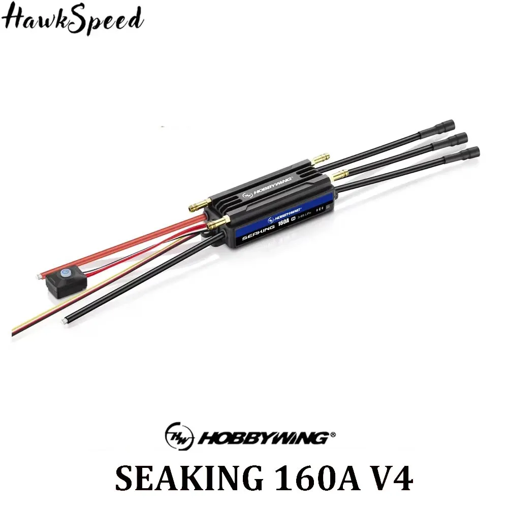 

Новый регулятор Hobbywing SeaKing 160A V4 для морских электромоторов с встроенным BEC и водяным охлаждением для радиоуправляемых лодок