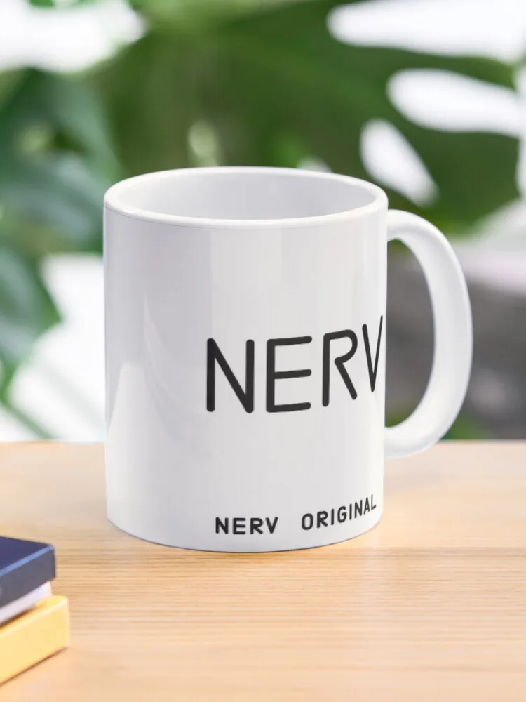 Evangelion Mug Screen Replica - Nerv Original Coffee Ceramics Coffee Mugs Tea Cup Milk Cups Gifts Drinkware Coffeeware