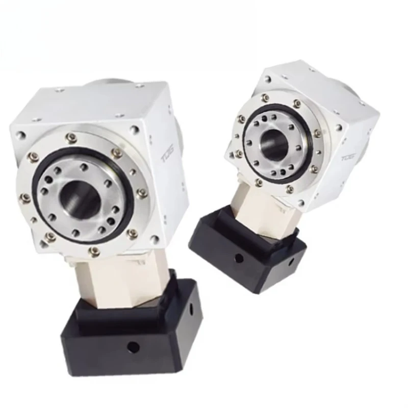 

AAW080-AS-RF Big Hollow Shaft With Rotary Flange Precision Right Angle Gearbox 90 Degree Servo Gearbox