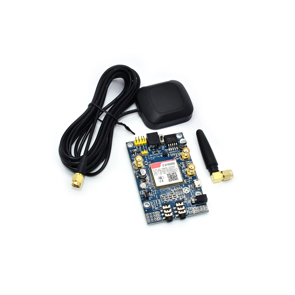 IPX SMA with GPS Antenna SIM808 Module GSM GPRS GPS Development Board  for Arduino Raspberry Pi Support 2G 3G 4G SIM Card