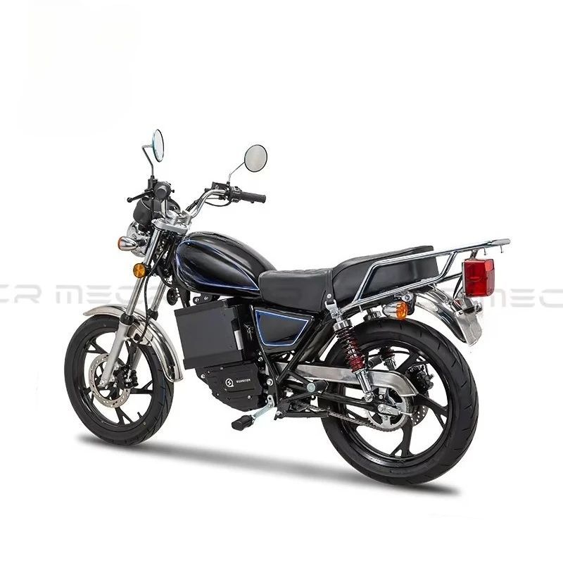 72V Mid Motor Electric Motorcycle Adult Customizable Retro E-Moto Motocicleta Electrica for Delivery & Commute