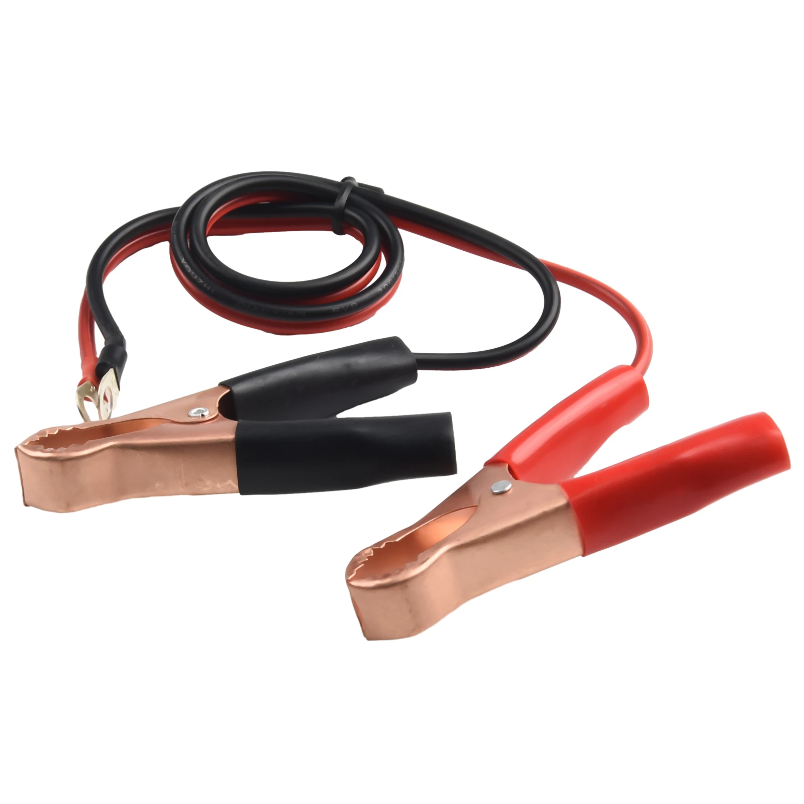 2x Car Battery Ground Cable 50AMP Battery Connection Cable Copper Wire Terminal Cable Auto Inverter Wire With Alligator- Clip-