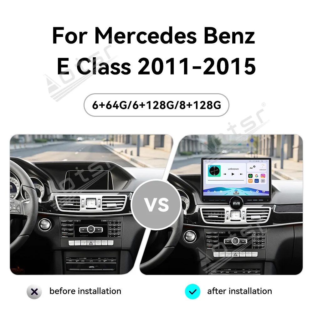 11.5"  For Mercedes Benz E Class 2011-2015 Android 15 CarPlay Car Radio GPS Navigation DSP Screen Multimedia Player Head Unit view 4