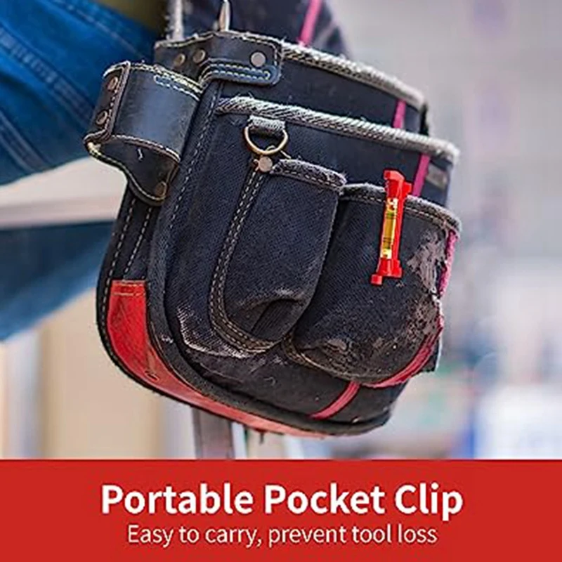 Strumenti livellatori per linea di corde da 9 pezzi da 3 pollici Livelli a bolle tascabili piccoli per appendere quadri Wall Art Mason