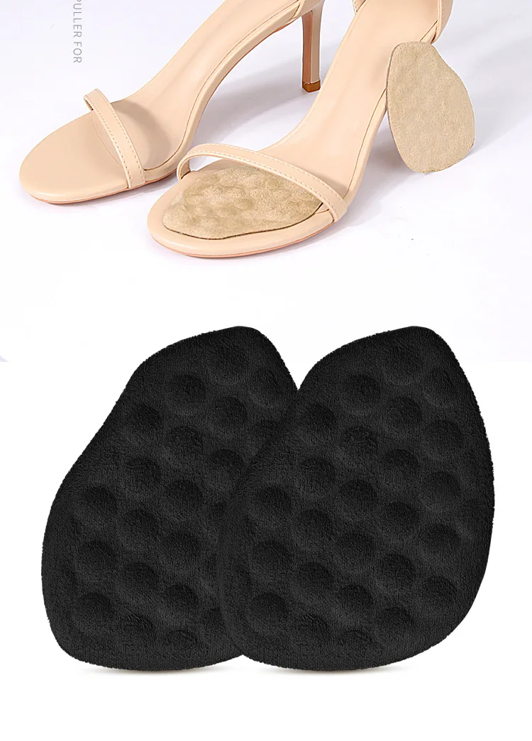 Silikon-Vorfußpolster, Massagekugeln, weiches Halbpolster, Fußpflegeprodukte, Sandalen, High Heels, rutschfestes Fußpolster, 2 Stück/4 Stück. – Detail 10