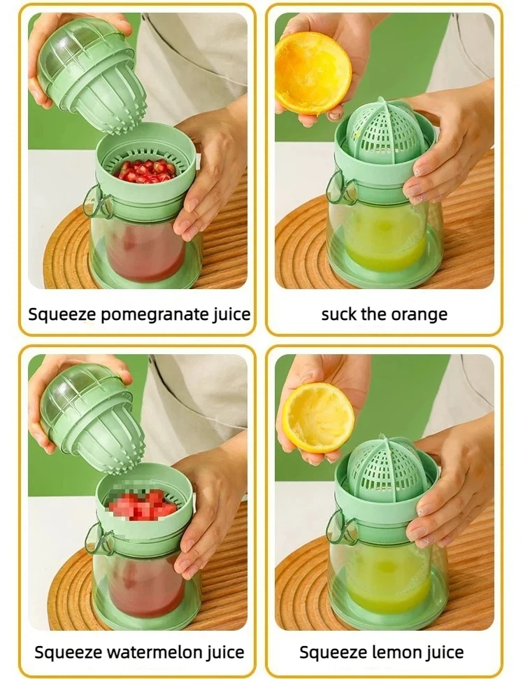 Manuelle Granatapfelsaftpresse, Entsafter mit Quetschfunktion, Obst- und Orangensaftpresse, kleines Küchenwerkzeug für den Haushalt – Detail 6
