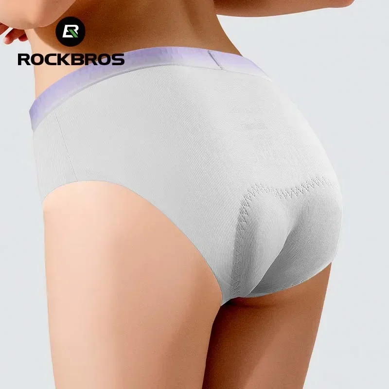 ROCKBROS Women Cycling Underwear Padded Shockproof Mountain MTB Bicycle Shorts Comfortable Underwear Tights Women Shorts