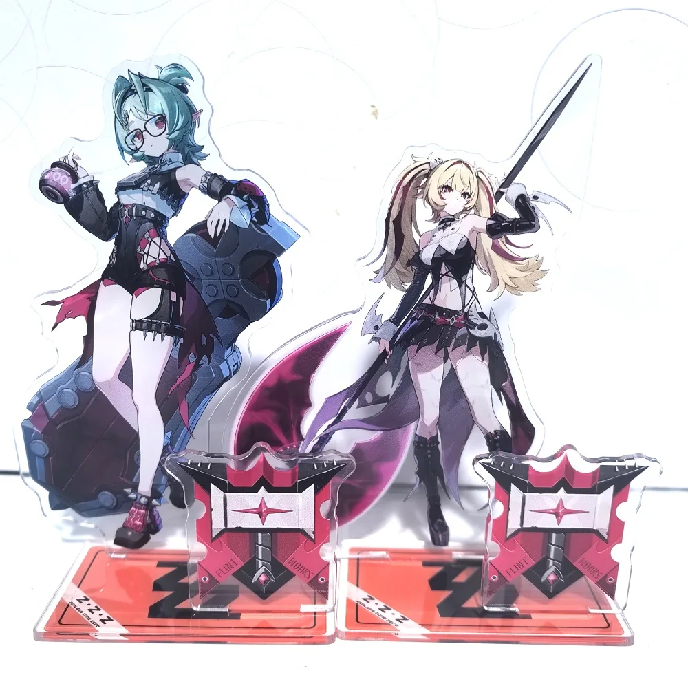New Hot Game Zenless Zone Zero Nicole Demara Billy Kid Von Lycaon Acrylic Stand Model Plate Keychain Desk Decor Collection gift