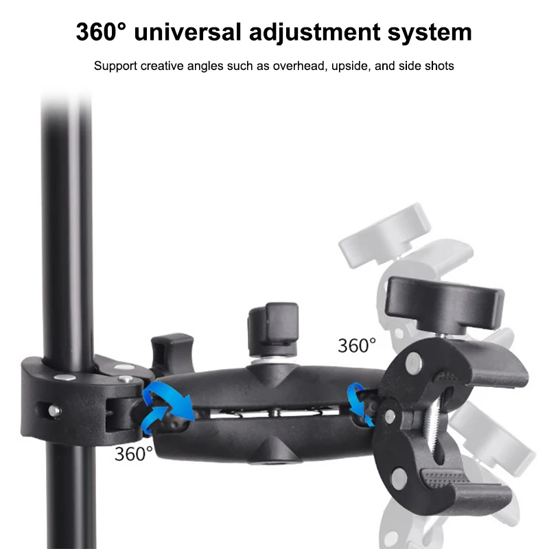 

1 Piece Bike Motorcycle Handlebar Support Bracket Camera Super Clamp Mount Holder