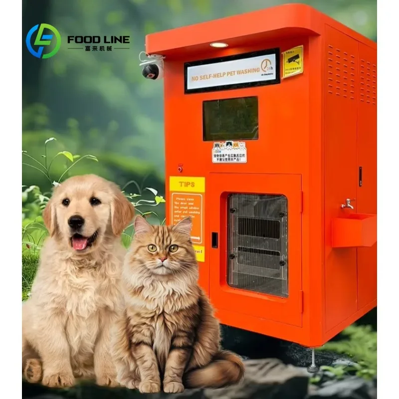 Customized High Efficiency Self - Service Pet Washing Machine Energy Saving Low Noise with Filter System Commercial Station