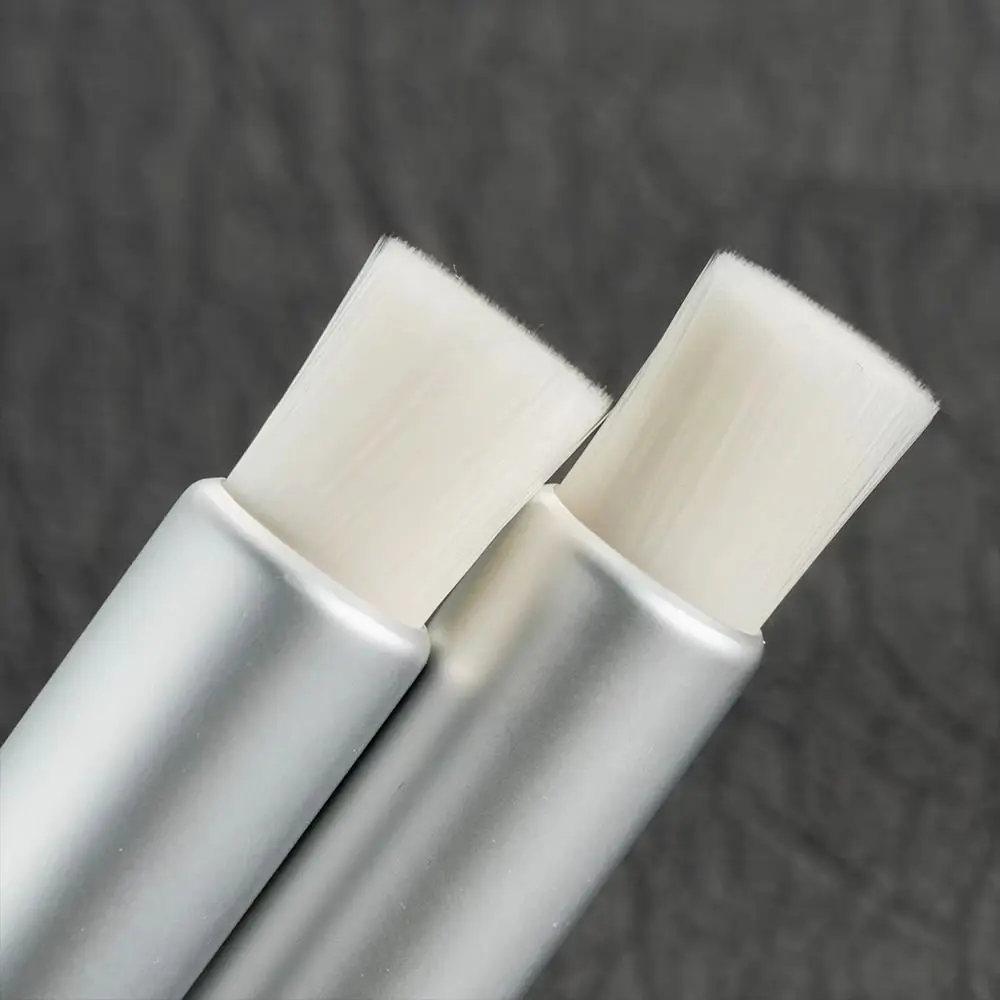 1/5Pcs Bamboo Pole Nose Brush Multipurpose Soft Eyelash Cleaning Brush Lash Shampoo Blackhead Cleaning Tool