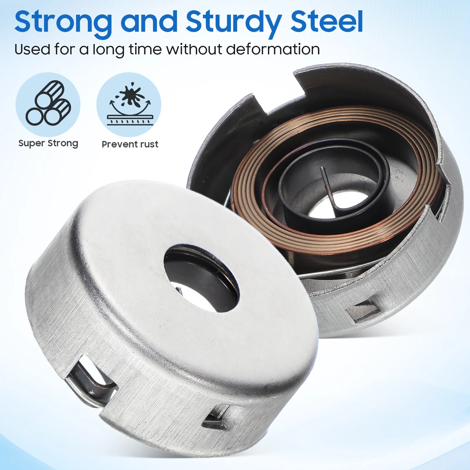 ملحقات مكبس الحفر، مجموعة زنبركية لملف إرجاع التغذية، زنبركات فولاذية بديلة لولبية