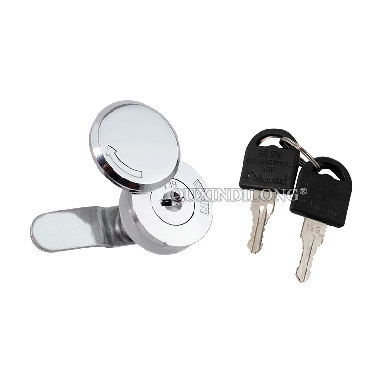 10PCS Zinc Alloy Distribution Cabinet Door Lock Switch Control Cabinet Lock Charging Pile Equipment Lock with Waterproof Cover