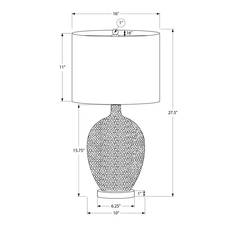 مصباح طاولة معاصر مقاس 28 بوصة، قاعدة سيراميك كريمي، غطاء عاجي/كريمي