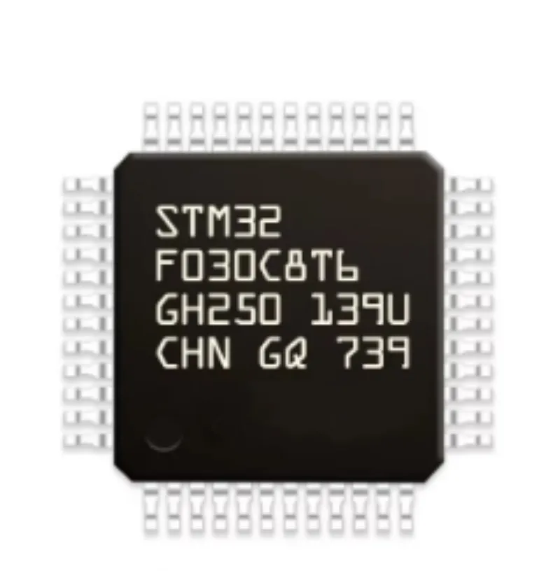 100PCS  STM32F030C8T6   LQFP48   New Original