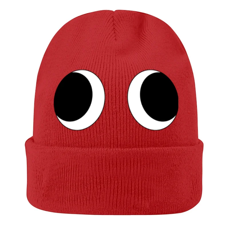 rainbow friends cosplay Casual autumn/winter warm knit hat rainbow friends cartoon animation creative woolly hat