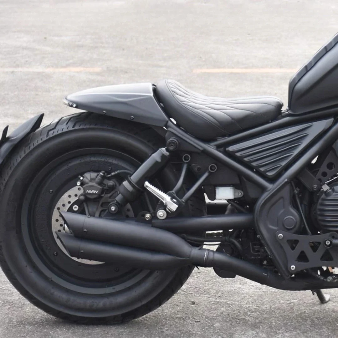 【Precise Fit】For Honda CM300 Modified VH Dual Exhaust Pipe Rebel Right Side One Out Two Tail Section