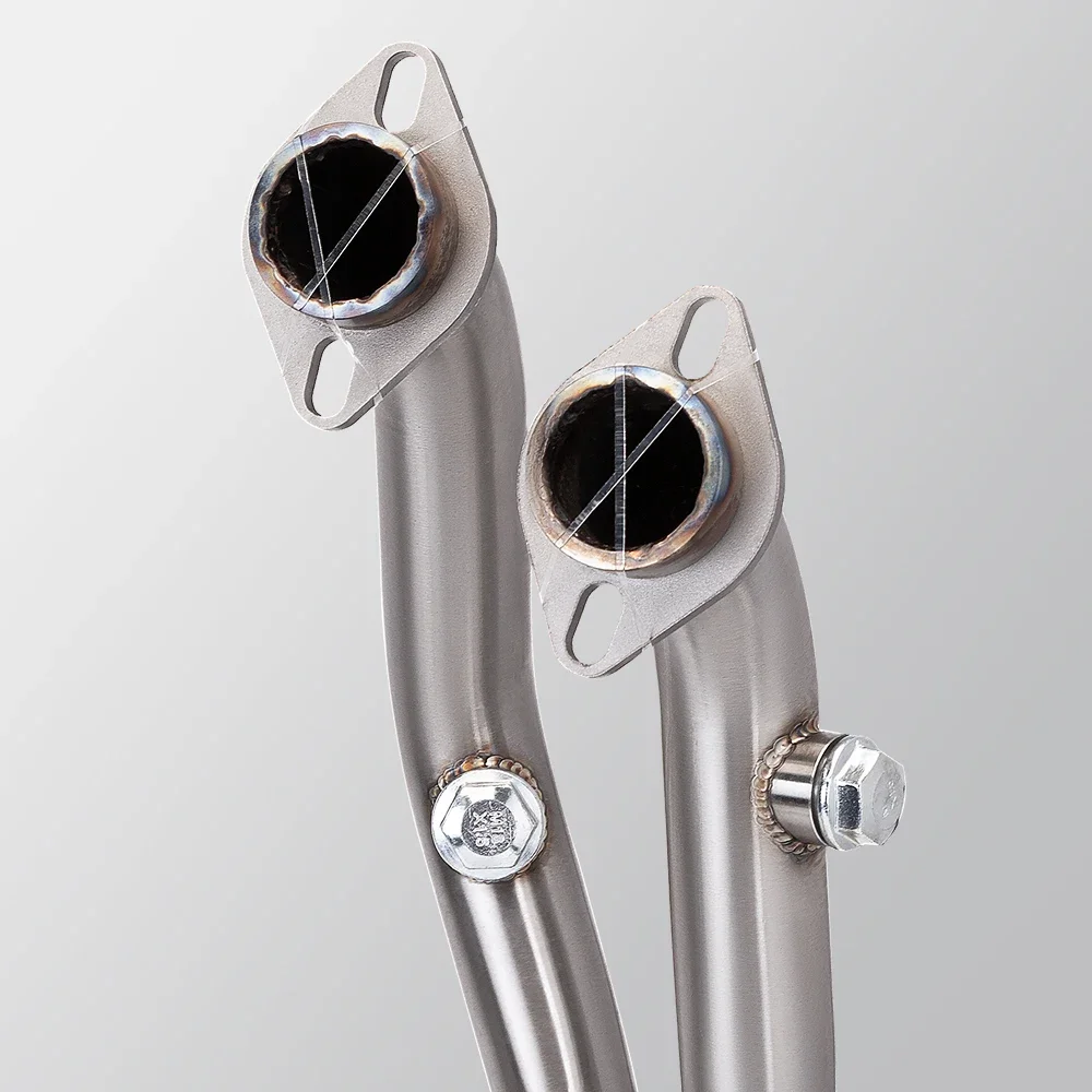 Leoncino 500 BJ500 New Motorcycle Exhaust System with Carbon Fiber Tip Muffler Pipe Front Link Modification