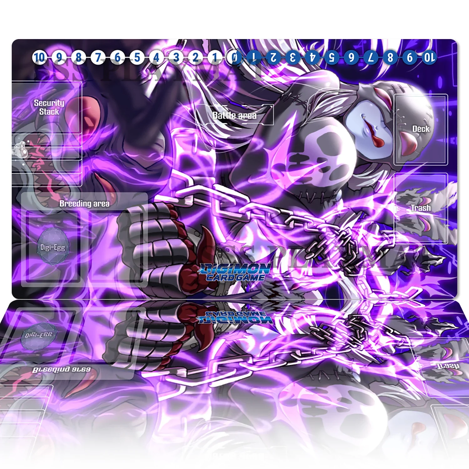 

Digimon Playmat Lady Devimon DTCG CCG OCG Mat Trading Card Game Mat Board Game DUEL Rubber Gaming Mouse Pad Free Bag 600X350X2MM