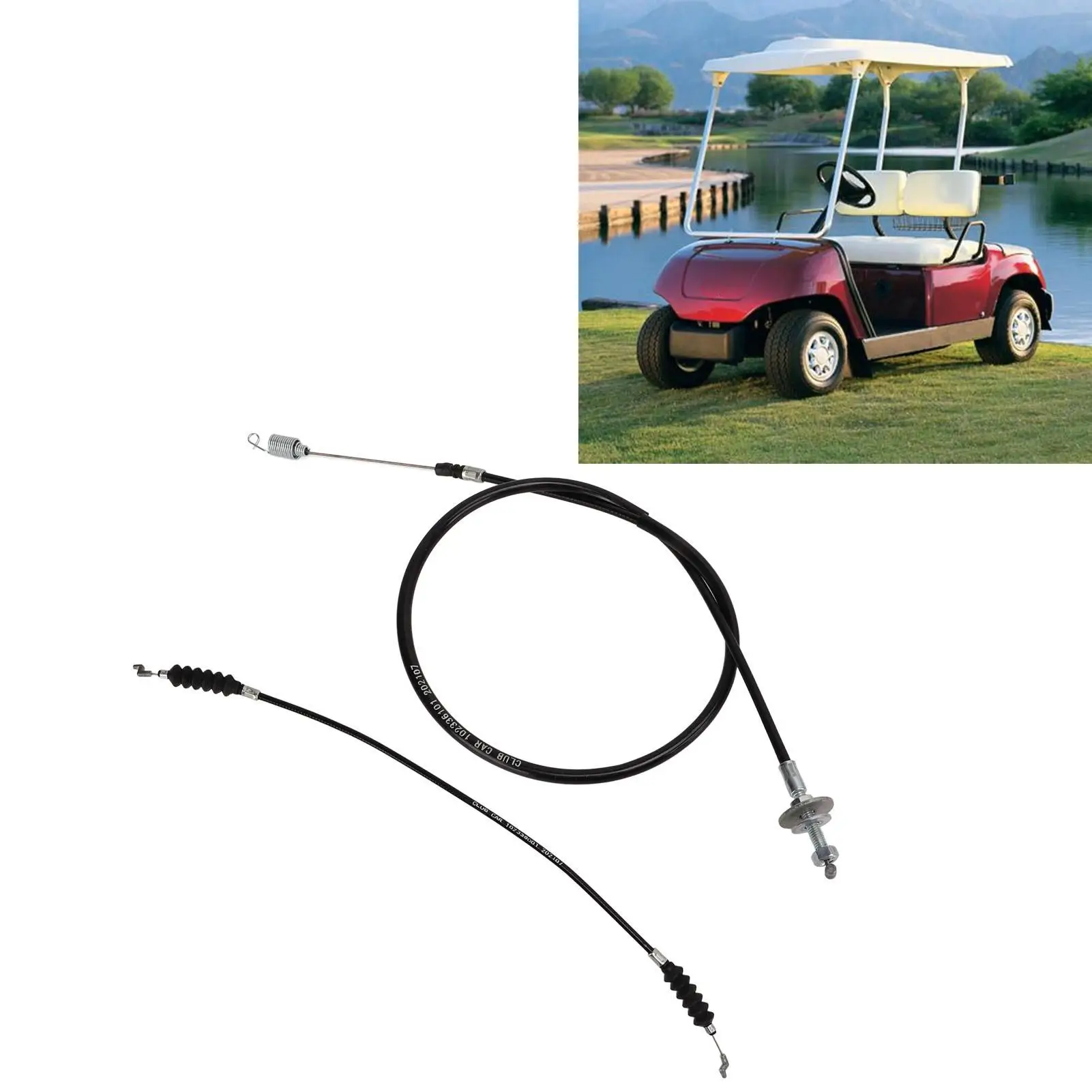 102336001 Impact Proof Wear Resistant High Strength Anti Aging Practical Accelerator Throttle Governor Cable for cart