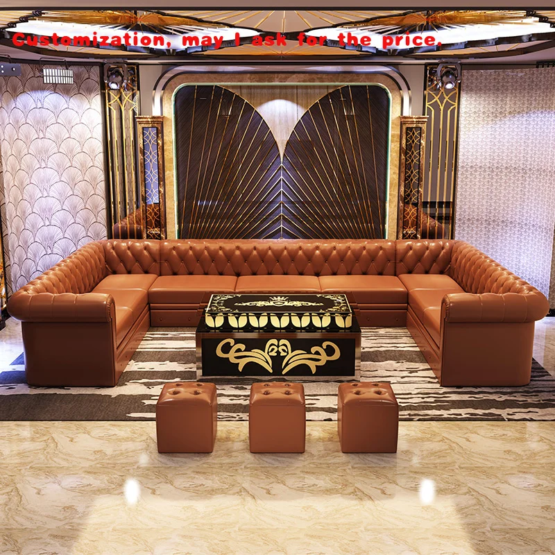 custom.New Arrival Fast Food Ktv Night Club Booth Led bar Counter Table Black Sofa bar Lounge Nightclub Furniture