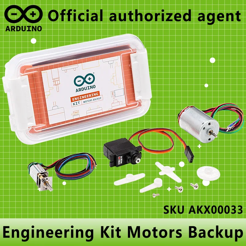

Arduino Engineering Kit Motors Backup AKX00033 Engineering Kit R2 GS-9025MG TRK-370CA-17260-51V-EN GM12-N20VA-08225-100-EN