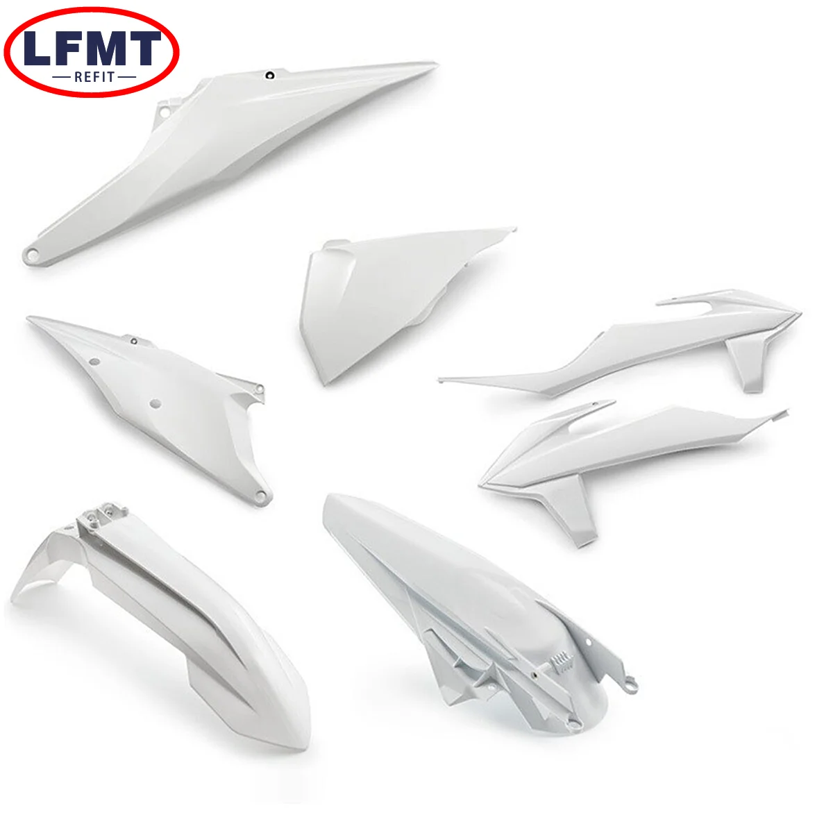 For KTM EXC 150/250/300 TPI XC-W 125-500 2020-2023 Motorcycle Full Plastic Kit Body Fairing Cover Fuel Tank Fender Mudguard Side