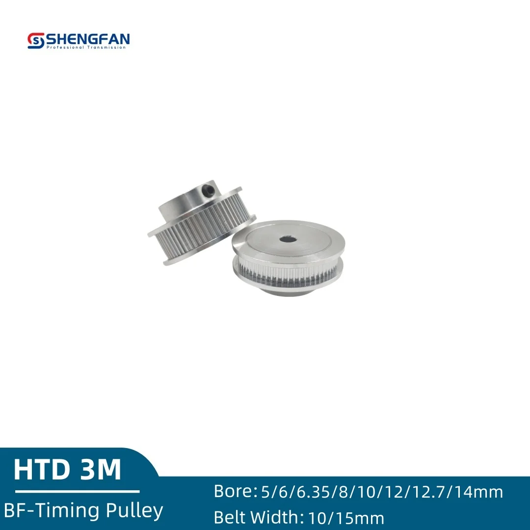 HTD 3M 40T 45T 48T 54Teeth Timing Pulley Bore 5/6/6.35/8/10/12/12.7/14mm For Belt Width10mm15mm Synchronous Wheel printed parts